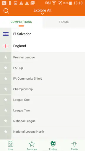 Futbol24 resultados de futebol screenshot