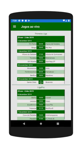 Futebol Português ao vivo screenshot