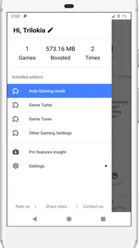 Gamers GLTool with Game Tuner screenshot
