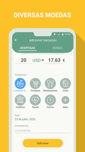 Gastos - gestor de orçamento screenshot