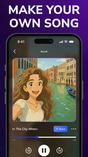 Gerador de música - Mozart AI screenshot