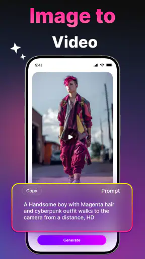 Gerador de vídeo IA screenshot