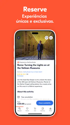 GetYourGuide: Experiências screenshot