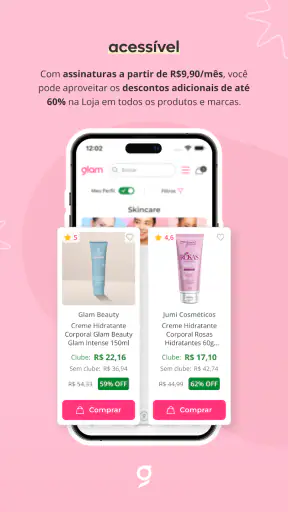 glam: beleza em primeiro lugar screenshot