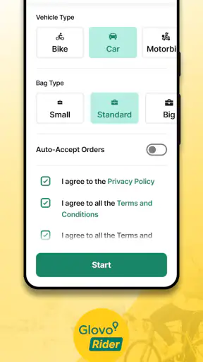 Glovo Rider para estafetas screenshot