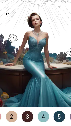 Gown Color - cor por número screenshot