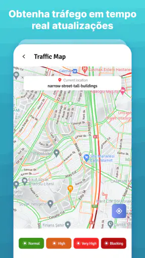 GPS navegação mapa instruções screenshot