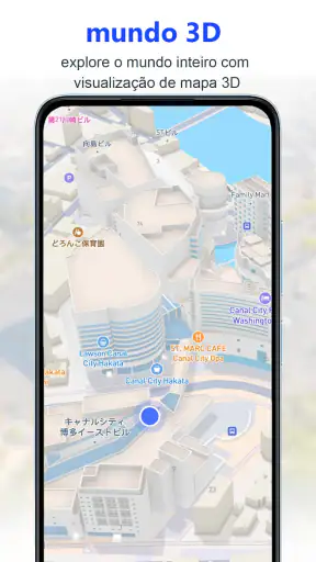 GPS satélite mapa da terra screenshot