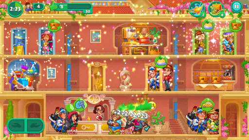 Grand Hotel Mania: Hotel jogo screenshot