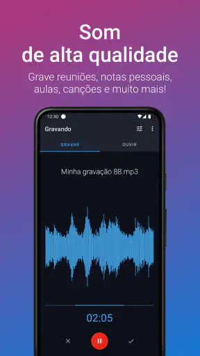 Gravador de Voz Fácil Pro screenshot