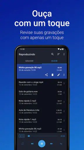 Gravador de Voz Fácil Pro screenshot