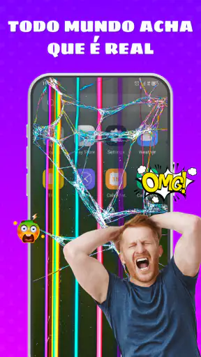 Haha Screen. Tela Quebrada screenshot