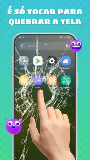 Haha Screen. Tela Quebrada screenshot