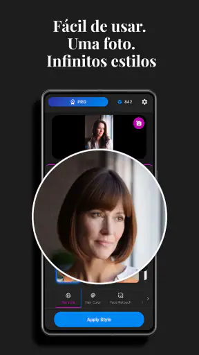 HairLook - Simulador de Cabelo screenshot