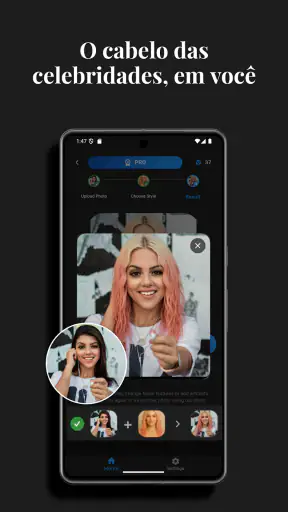 HairLook - Simulador de Cabelo screenshot