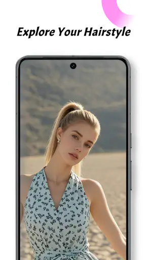 Hairstyle Try On-Color Changer screenshot