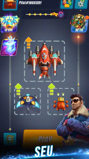 HAWK: Jogos de nave  de tiro screenshot