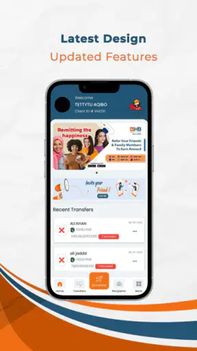 HB Money Transfer screenshot
