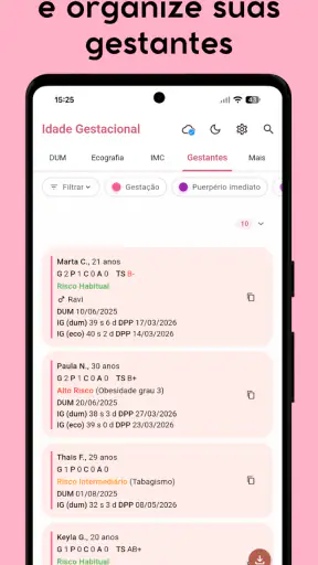 Idade Gestacional (do bebê) screenshot