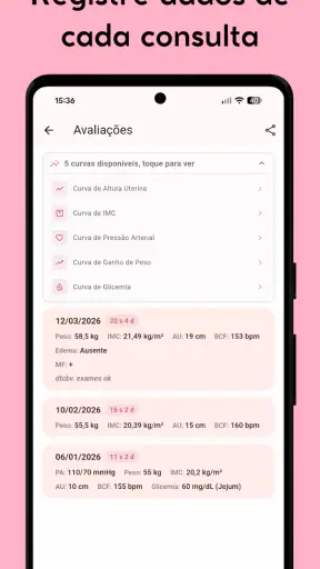 Idade Gestacional (do bebê) screenshot