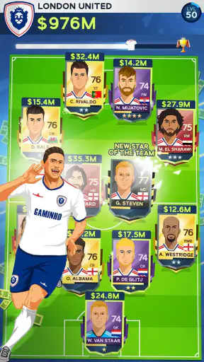 Idle Eleven magnata do futebol screenshot