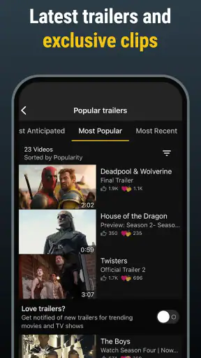 IMDb Cinema & TV screenshot