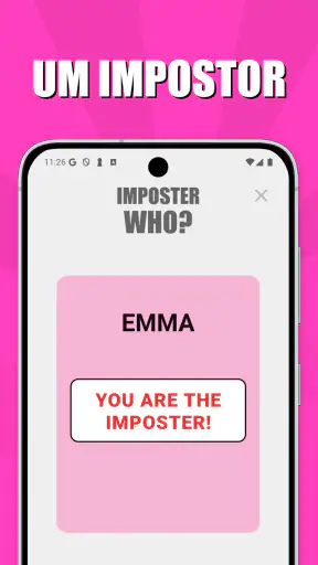 Imposter Who? - Jogo Palavras screenshot