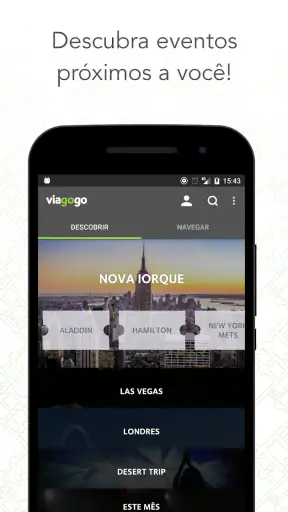 Ingressos viagogo screenshot
