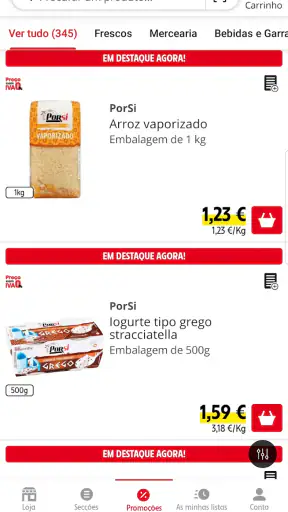 Intermarché Portugal screenshot