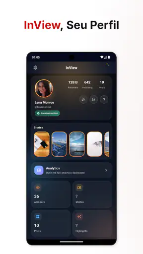 InView, Ver perfil screenshot