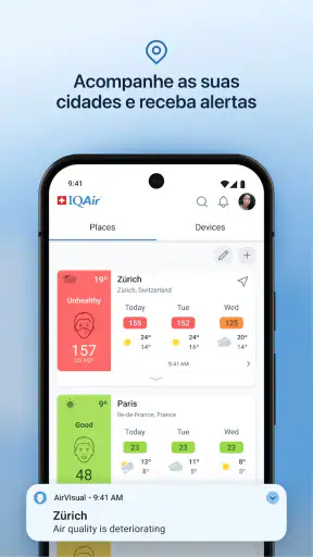 IQAir AirVisual | Qualidade ar screenshot