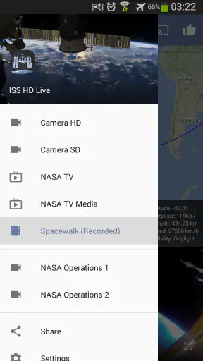 ISS Live Now: Terra ao vivo screenshot