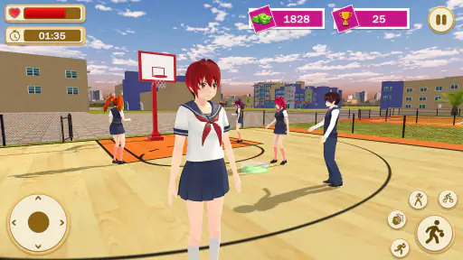 Jogo de meninas da escola screenshot