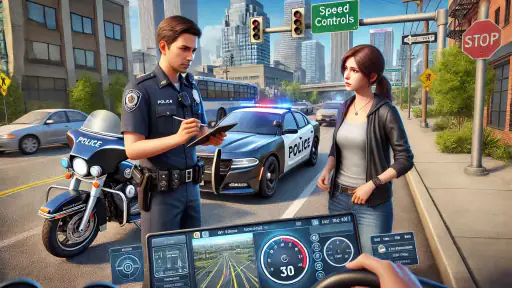 jogos de polícia carro offline screenshot