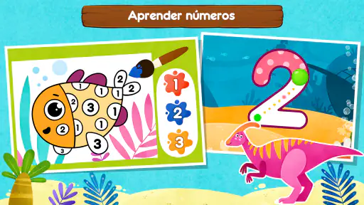 Jogos para crianças bebês Dino screenshot