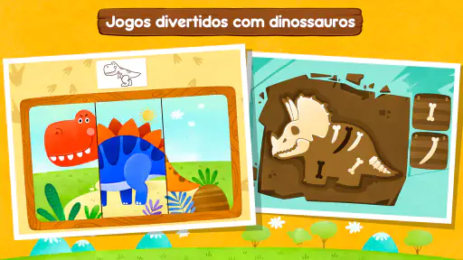 Jogos para crianças bebês Dino screenshot