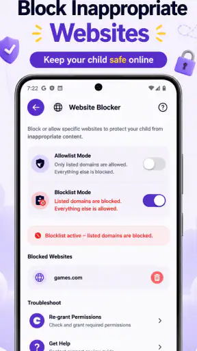 Kahf Kids Parental Control App screenshot