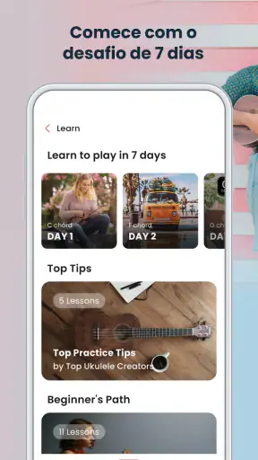 Kala Ukulele - Tuner e Tocar screenshot