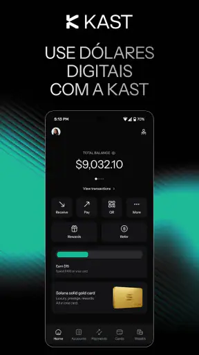 KAST: Carteira global e cartão screenshot