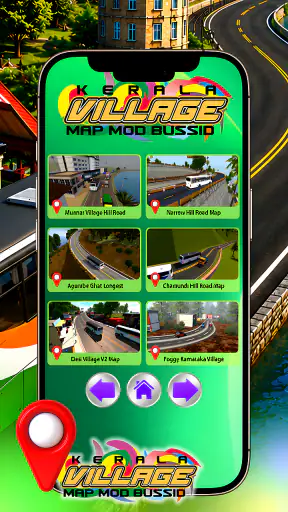 Kerala Village Map Mod Bussid screenshot