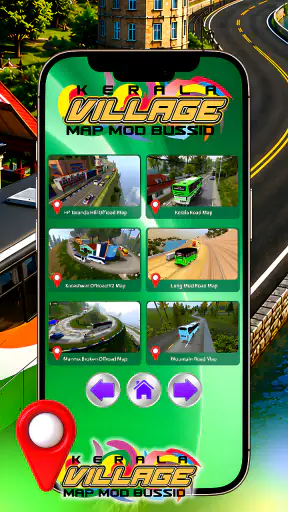 Kerala Village Map Mod Bussid screenshot