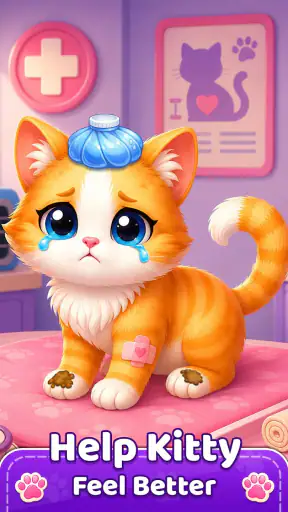 Kitty Cat Daycare Salon Games screenshot
