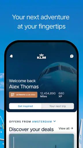 KLM - Reserve um voo screenshot