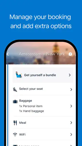 KLM - Reserve um voo screenshot
