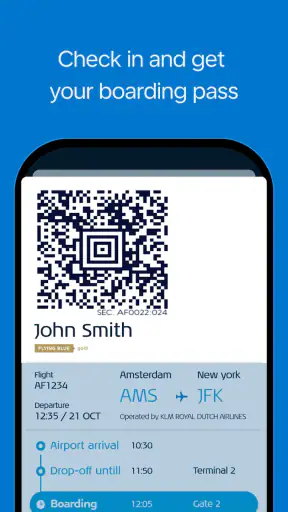KLM - Reserve um voo screenshot
