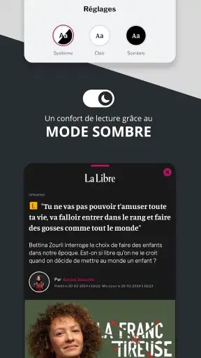 La Libre screenshot
