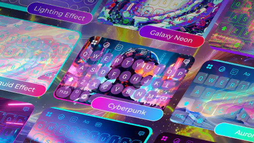 Led Keyboard - Neon Themes screenshot