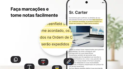 Leitor E Editor De PDF screenshot