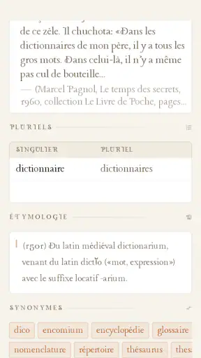 Lerobert Dictionnaire Larousse screenshot
