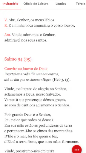 Liturgia Das Horas screenshot